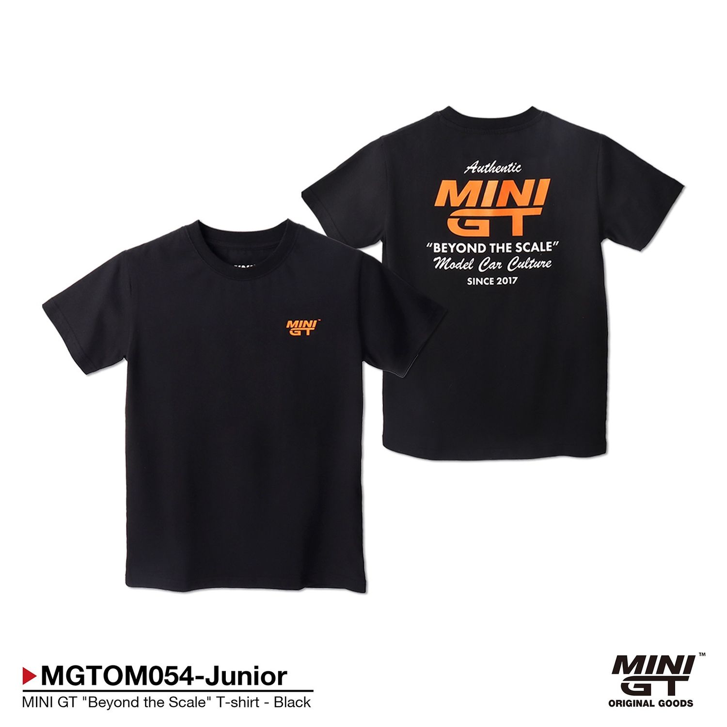 Mini GT Merchandise - MINI GT T-shirt *Beyond the Scale*, black *Kids size: 8*
