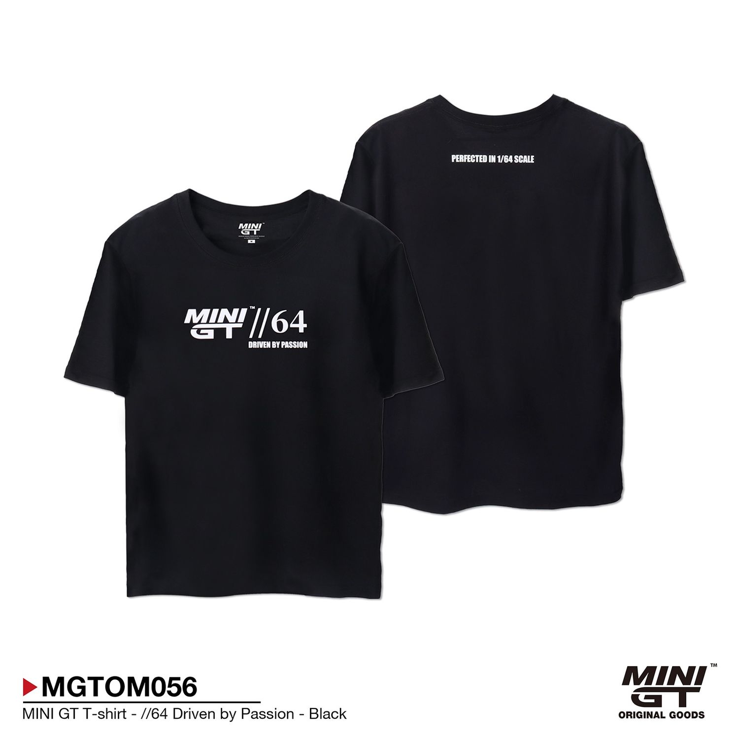 Mini GT Merchandise - MINI GT T-shirt *//64 Driven by Passion*, black *Men/Unisex size: XL*
