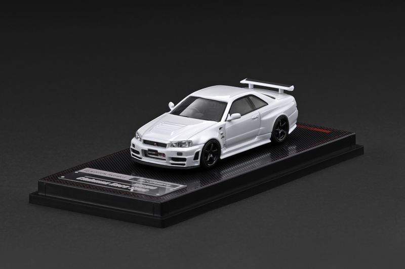 1:64 Ignition - Nissan Skyline GT-R (BNR34) NISMO customized, white metallic