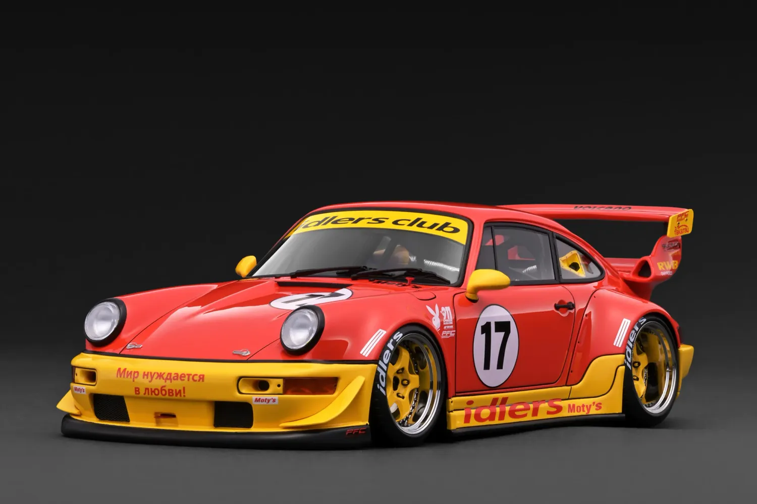 1:18 Ignition - RWB 964, red/yellow