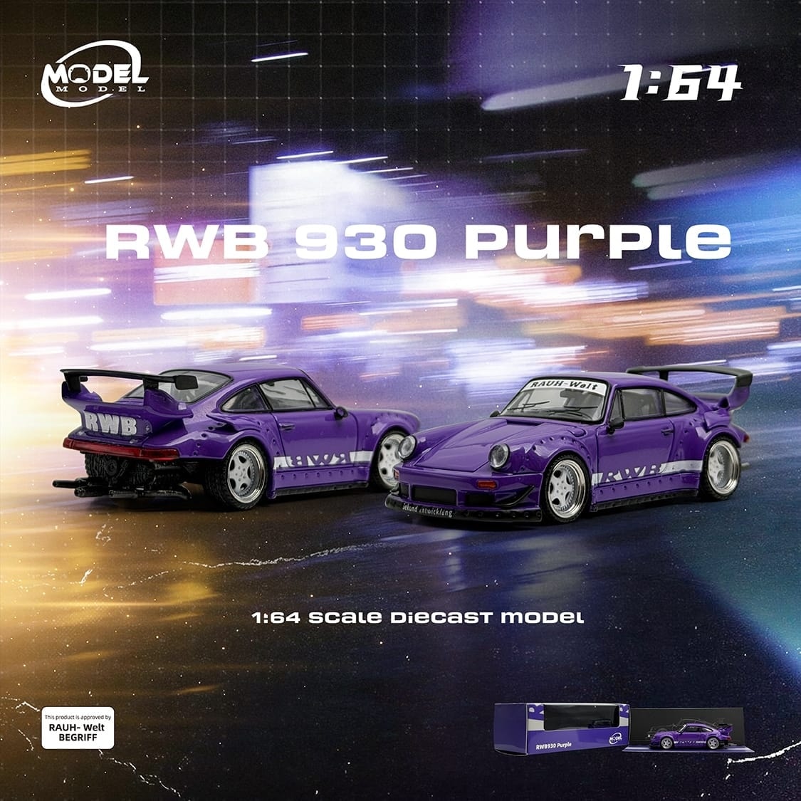 1:64 ModelModel - RWB 930, purple