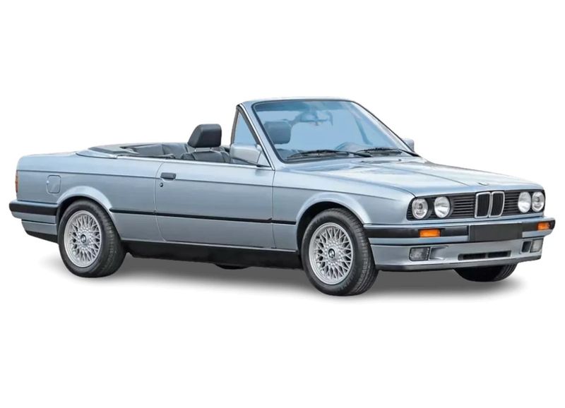 1:18 Norev - 1991 BMW 325i Cabriolet Glacier blue