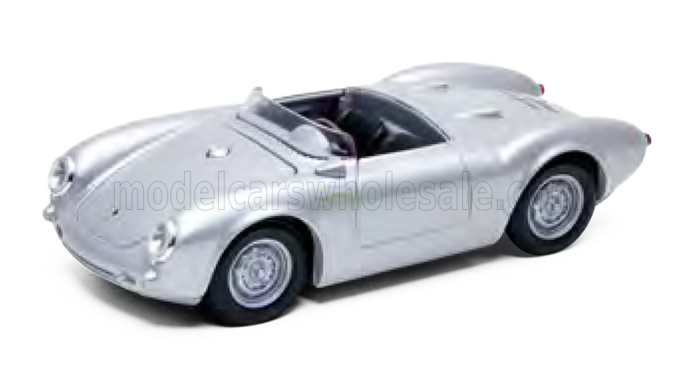 1:24 Welly - 1955 Porsche 550 Spider - Silver