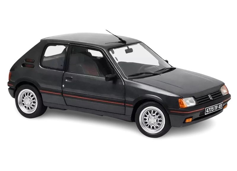 1:18 Norev - 1989 Peugeot 205 GTi 1.6 Graphite Grey
