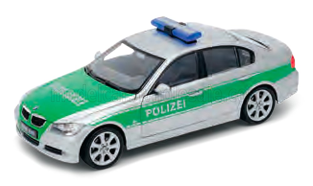 1:24 Welly - 2005 BMW 3-Series 330i Polizei