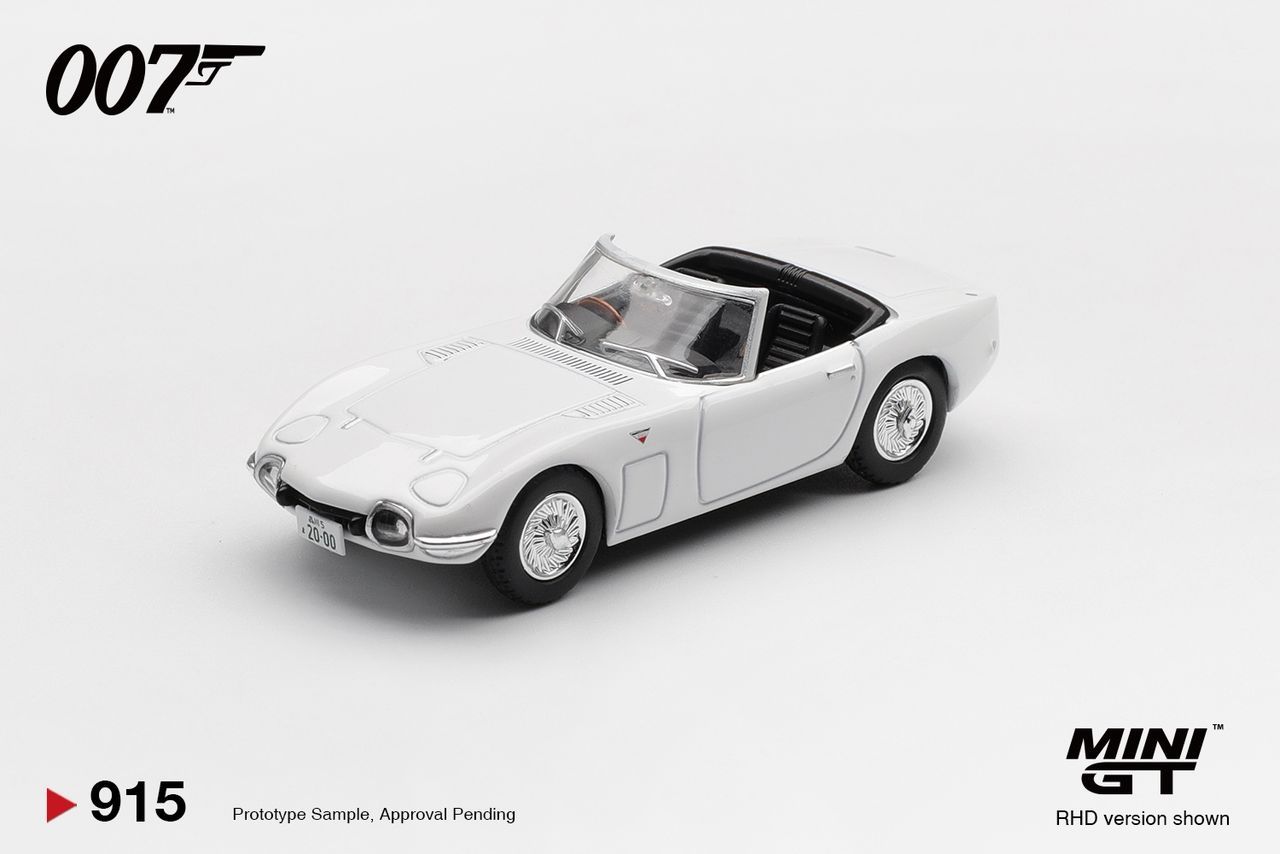 1:64 Mini GT - 1967 Toyota 2000GT *You Only Live Twice* Japanese Blister Packaging 1:64 Mini GT - 1967 Toyota 2000GT *You Only Live Twice* Japanese Blister Packaging