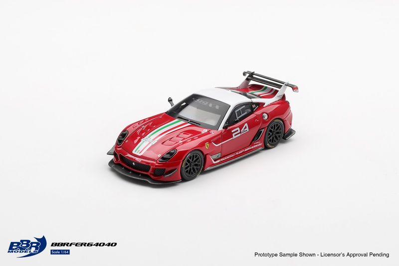 1:64 BBR - 2011 Ferrari 599XX EVO #24, red