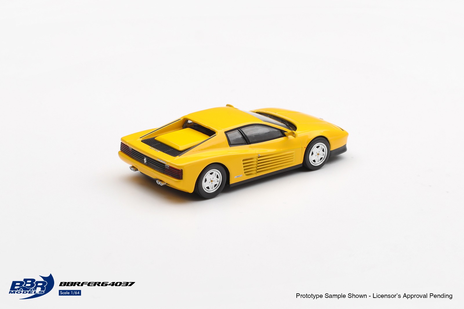 1:64 BBR - 1989 Ferrari Testarossa, Gialllo Modena