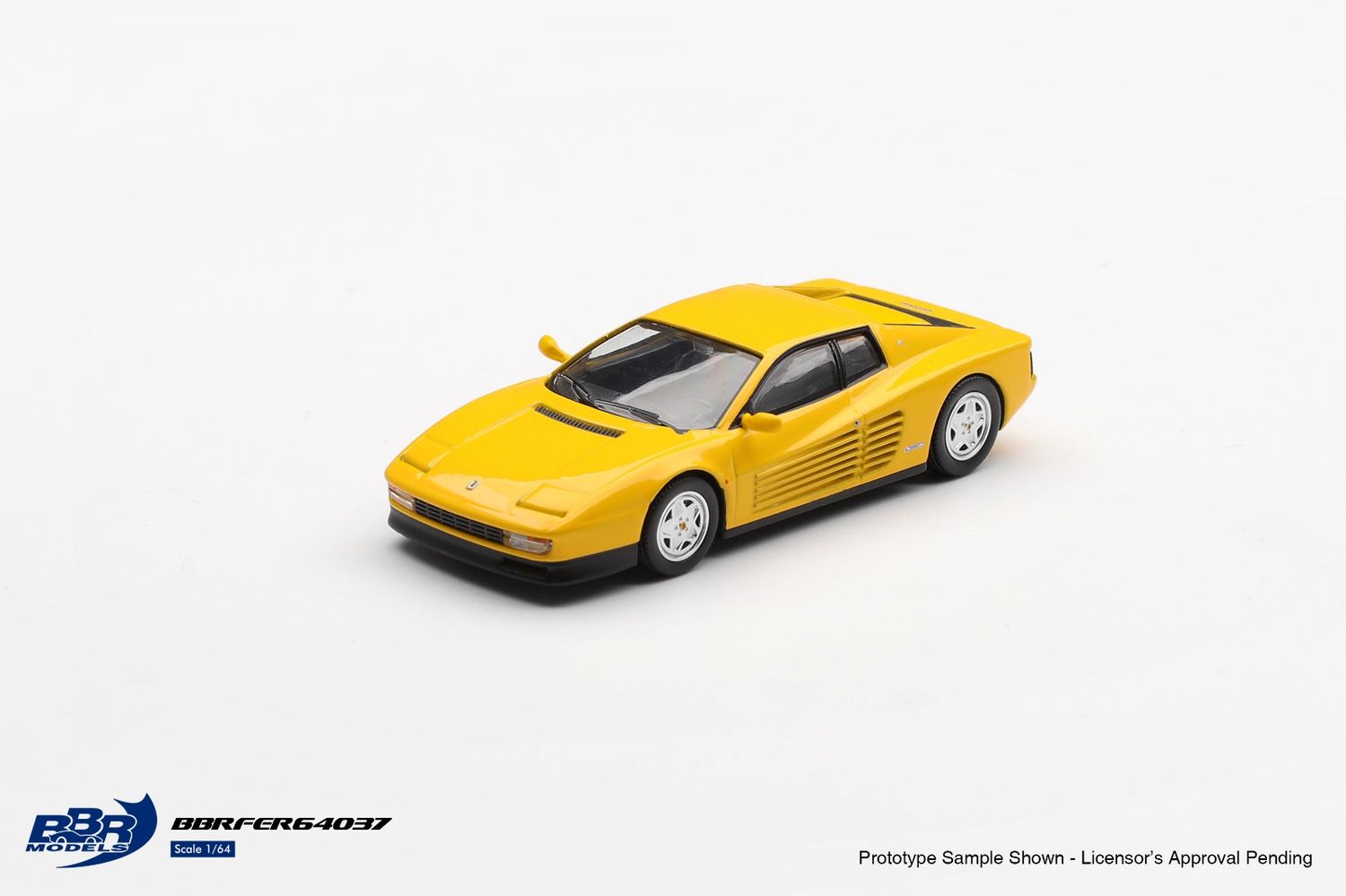 1:64 BBR - 1989 Ferrari Testarossa, Gialllo Modena