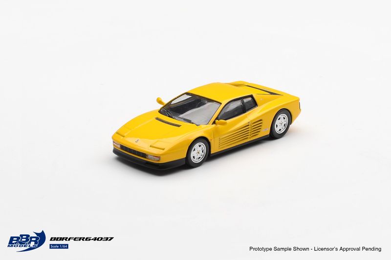 1:64 BBR - 1989 Ferrari Testarossa, Gialllo Modena