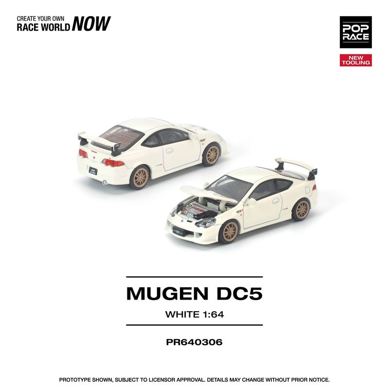 1:64 Pop Race Limited - Honda DC5 Mugen, white