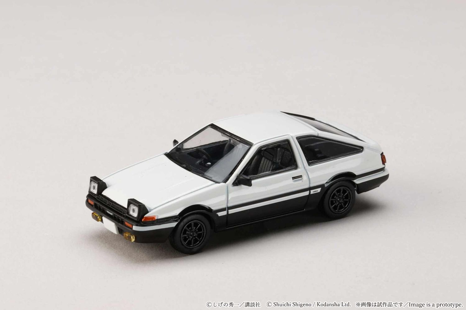 1:64 Hobby Japan - Toyota Sprinter Trueno (AE86)/INITIAL D Takumi Fujiwara vs Takeshi Nakazato