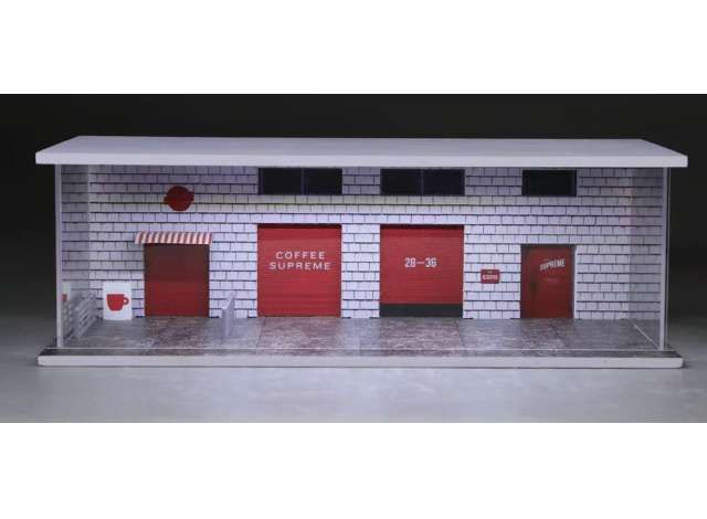1:64 Black Box Diorama (MoreArt) - Diorama Coffee shop C