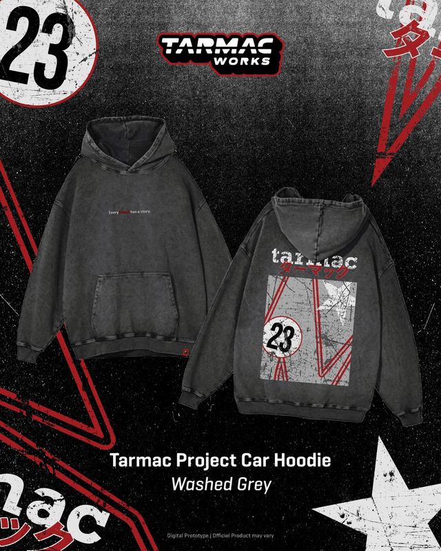 1:64 Tarmac Merchandise - Tarmac Hoodies, grey M