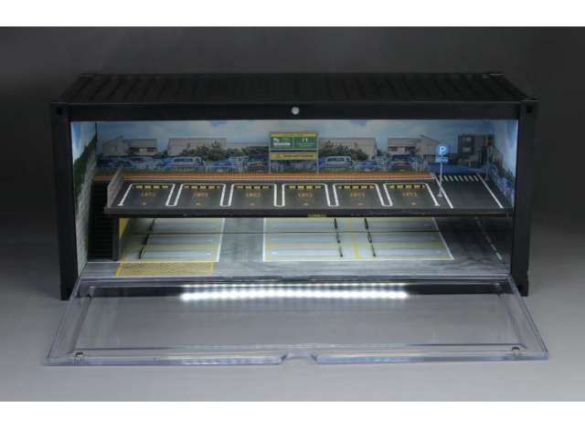 1:64 Black Box Diorama (MoreArt) - Diorama Container Underground Parking B