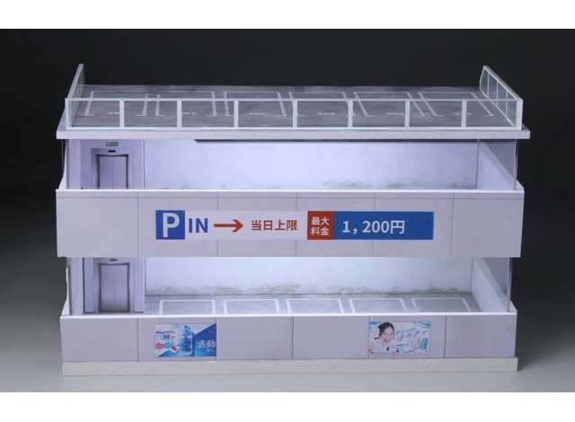 1:64 Black Box Diorama (MoreArt) - Diorama Japan parking building D