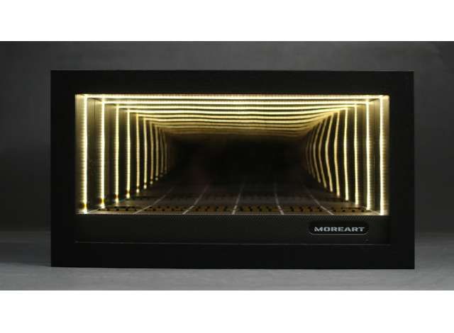 1:64 Black Box Diorama (MoreArt) - Diorama Infinity Mirror diorama A