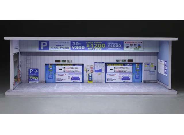 1:64 Black Box Diorama (MoreArt) - Diorama Underground parking B