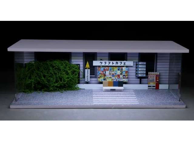 1:64 Black Box Diorama (MoreArt) - Diorama Japan street diorama A