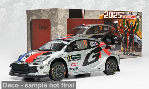1:18 Ixo - Toyota GR Yaris Rally1 #17 Rally Saudi Arabia 2025 S. Ogier - V. Landais