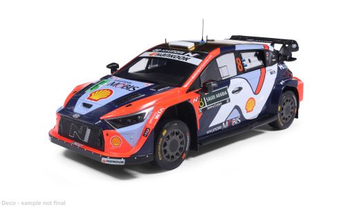 1:43 Ixo - Hyundai i20 N Rally1 #8 Rally Saudi Arabia 2025 O. Tänak - M. Järveoja