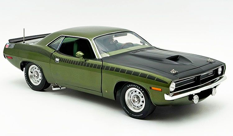 1:18 ACME - 1970 Plymouth AAR Cuda Ivy Green