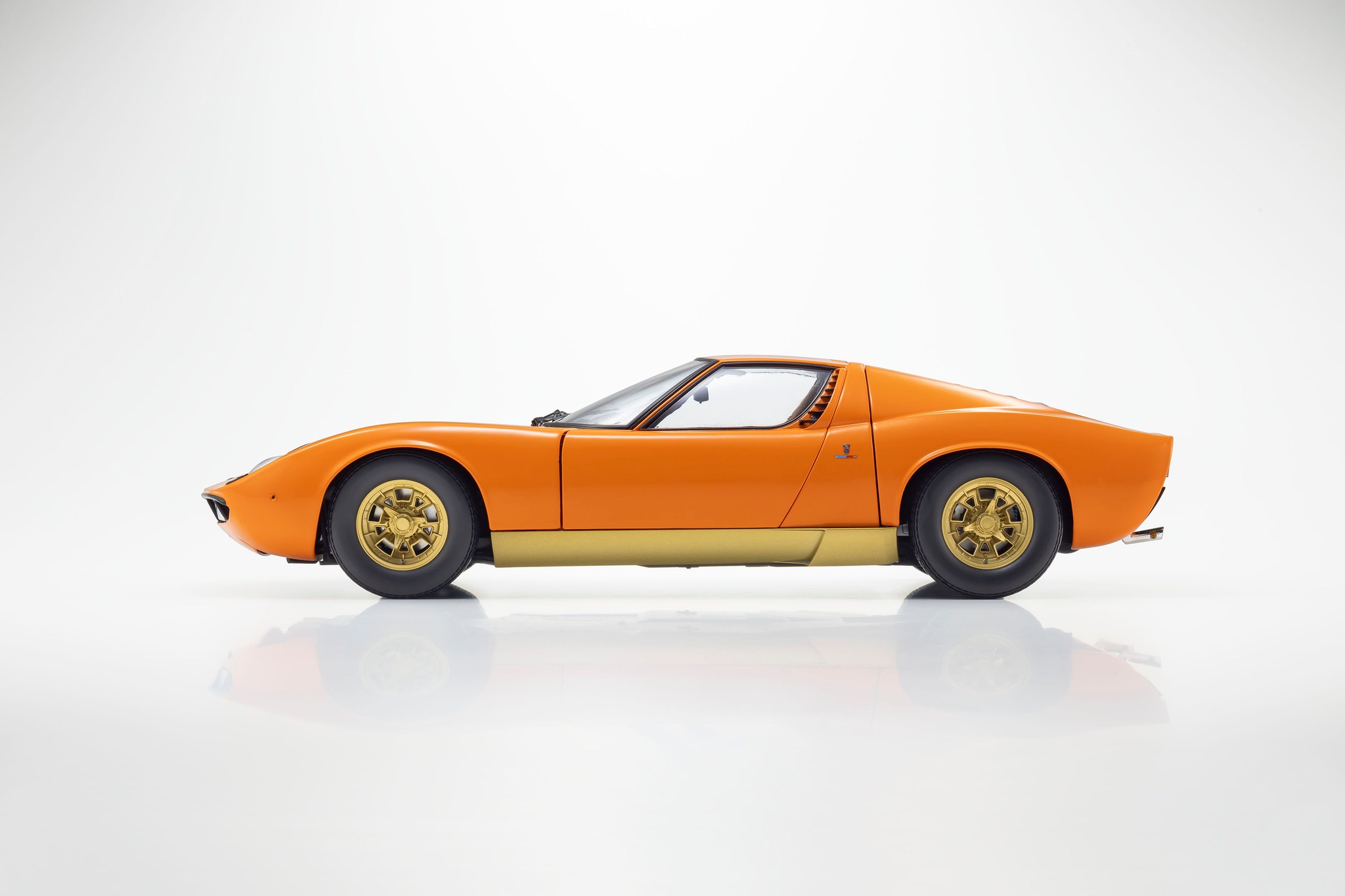 1:12 Kyosho - 1968 Lamborghini Miura P400 - Orange Gold