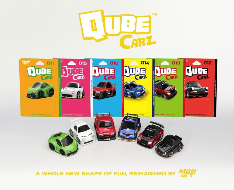 1:64 Mini GT - 2026 Qube Carz Assortement of 6 1:64 Mini GT - 2026 Qube Carz Assortement of 6