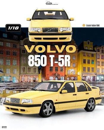 1:18 Otto Mobile - 1996 Volvo 850 T-5R - Yellow