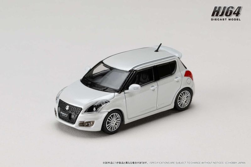1:64 Hobby Japan - Suzuki Swift Sport (ZC32S), snow white pearl