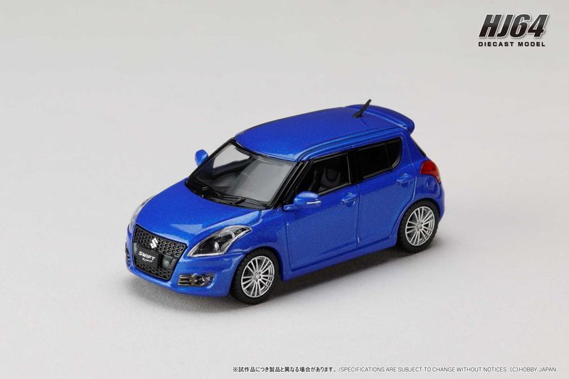 1:64 Hobby Japan - Suzuki Swift Sport (ZC32S), boost blue pearl metallic