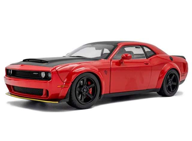 1:18 Solido - 2023 Dodge Challenger Demon Tor Red, red 1:18 Solido - 2023 Dodge Challenger Demon Tor Red, red