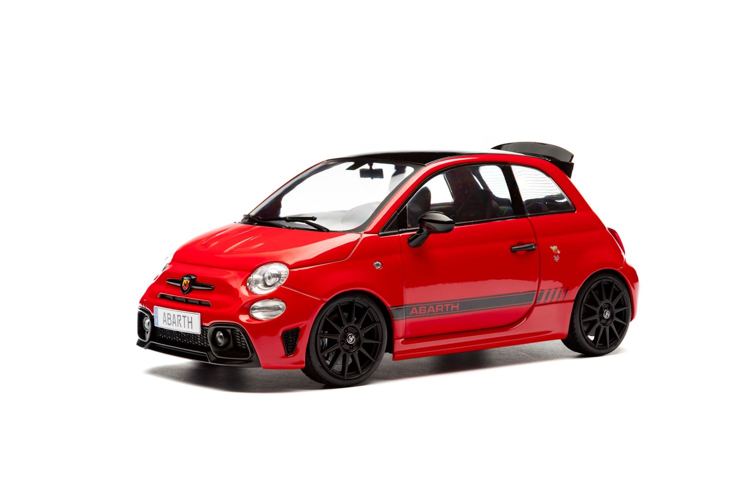 1:18 Solido - 2023 Fiat F595 Abarth Solido Works, red