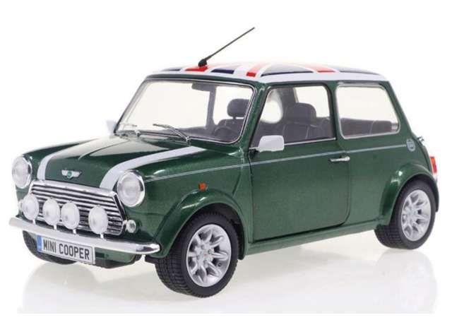 1:18 Solido - 1997 Mini Cooper Sport, British racing green 1:18 Solido - 1997 Mini Cooper Sport, British racing green