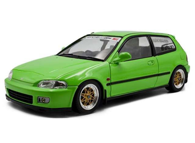 1:18 Solido - 1991 Honda Civic (EG6) Solido Works, green 1:18 Solido - 1991 Honda Civic (EG6) Solido Works, green