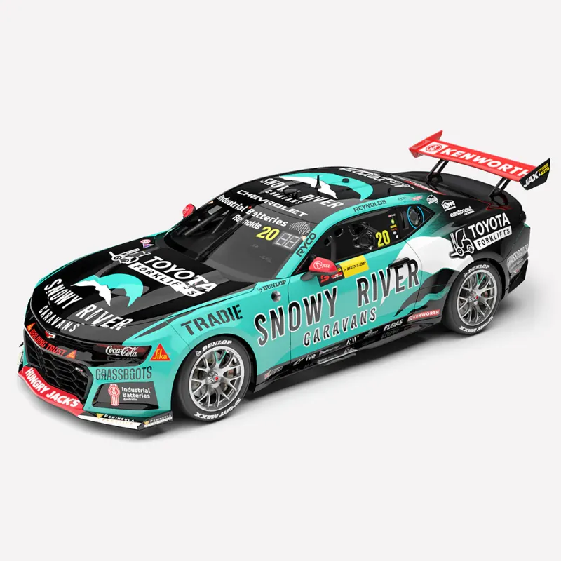 1:18 Authentic Collectables - Snowy River Racing #20 Chevrolet Camaro ZL1 - 2026 Dunlop Sydney 500 - Driver: David Reynolds