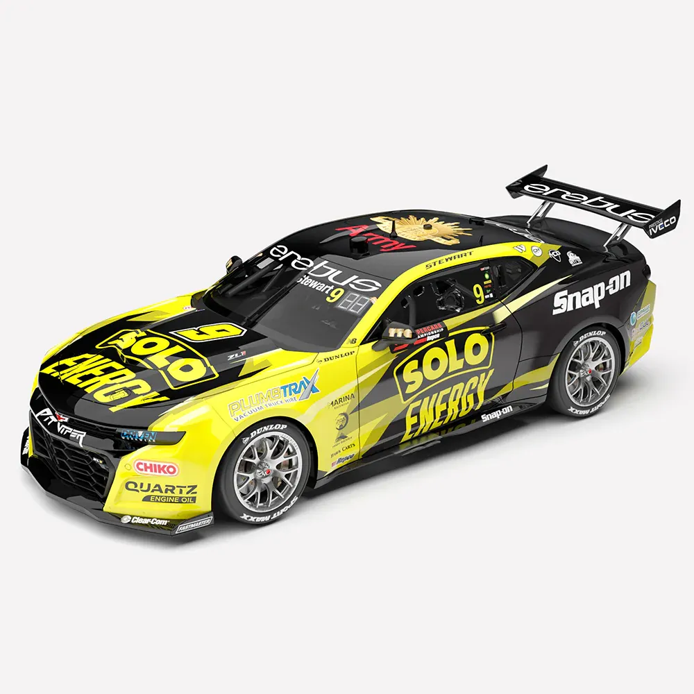 1:18 Authentic Collectables - Erebus Motorsport Solo Energy #9 Chevrolet Camaro ZL1 - 2026 Melbourne SuperSprint (AGP) - Driver: Jobe Stewart