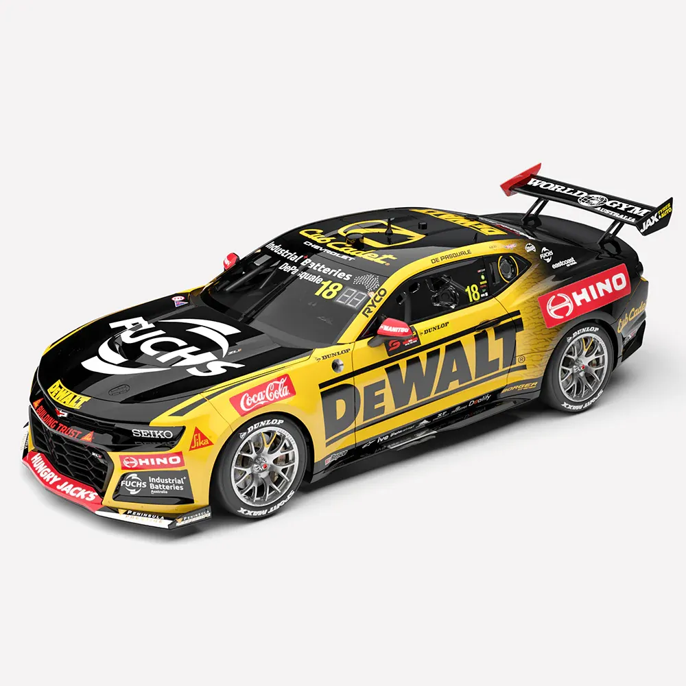 1:18 Authentic Collectables - DEWALT Racing #18 Chevrolet Camaro ZL1 - 2026 Dunlop Sydney 500 Race 2 Winner - Driver: Anton De Pasquale (First GM Homologation Team Win)
