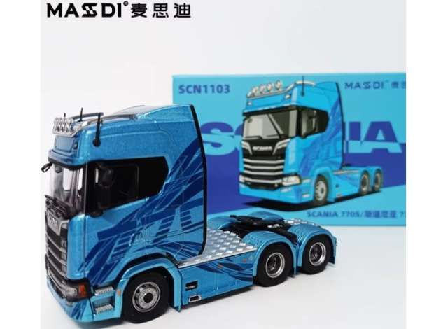 1:64 Massdi Diecast - Scania 770S, blue