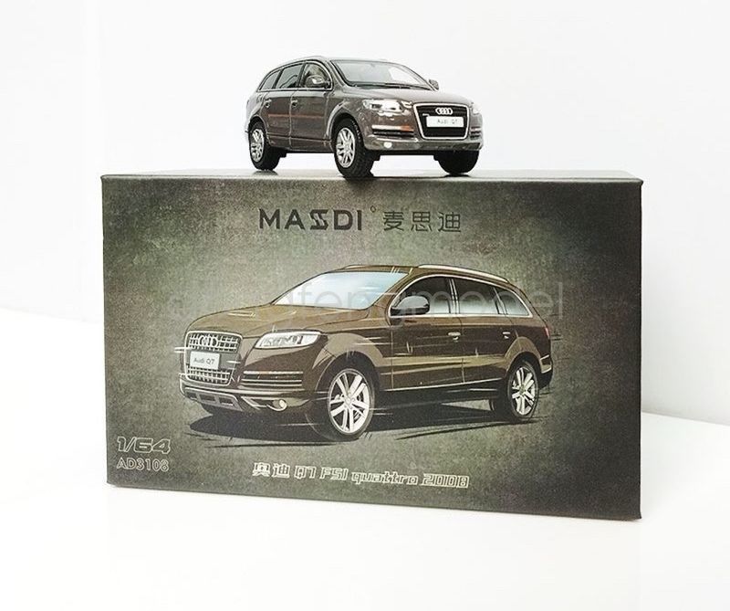 1:64 Massdi Diecast - 2008 Audi Q7 FSI Quattro, kaesar brown