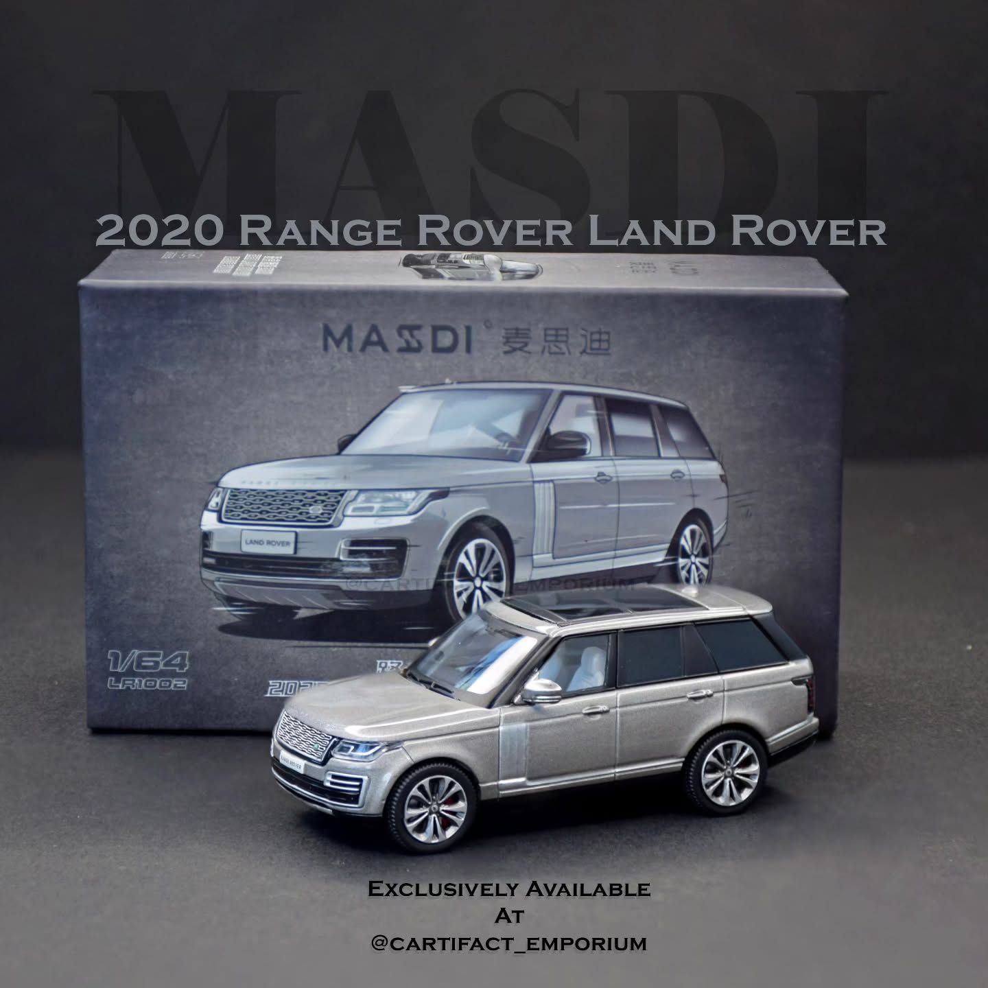 1:64 Massdi Diecast - 2020 Range Rover silver