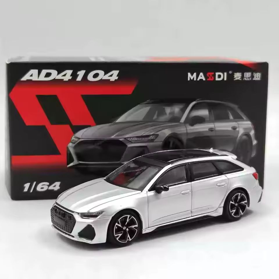 1:64 Massdi Diecast - Audi RS6 Avant, silver