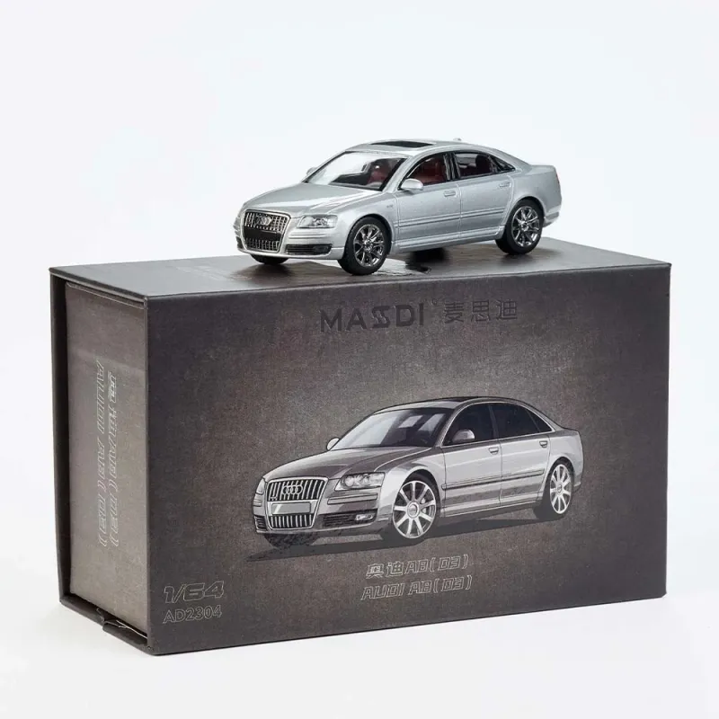1:64 Massdi Diecast - Audi A8 (D3), Silver