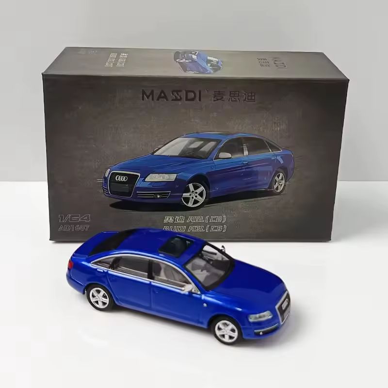 1:64 Massdi Diecast - Audi A6L (C6) biscay blue