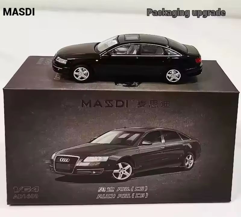 1:64 Massdi Diecast - Audi A6L (C6) black