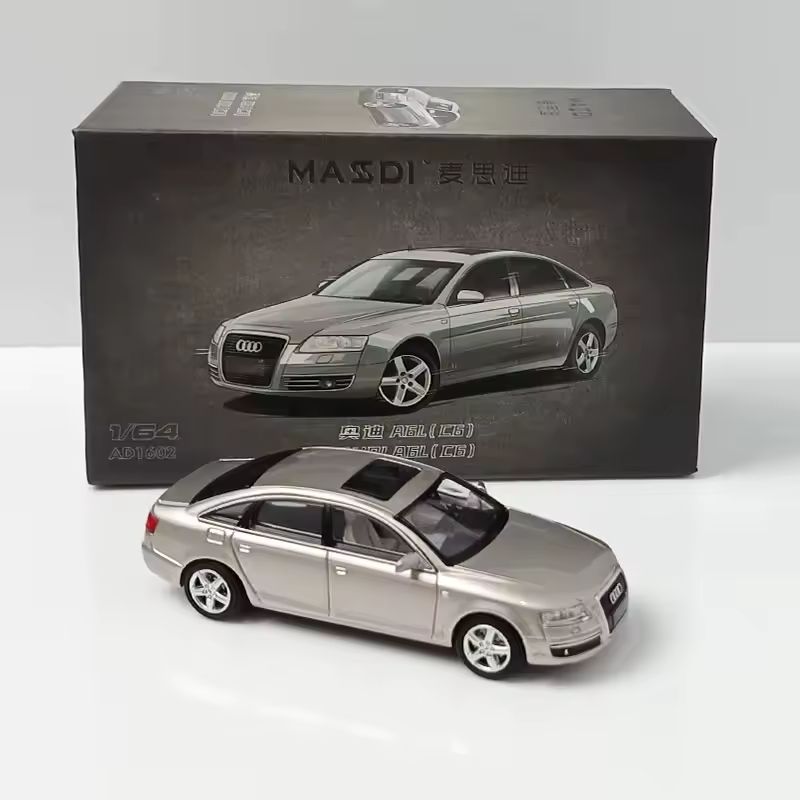 1:64 Massdi Diecast - Audi A6L (C6) silver grey