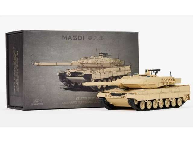 1:64 Massdi Diecast - Leopard 2 A6, sand camouflage
