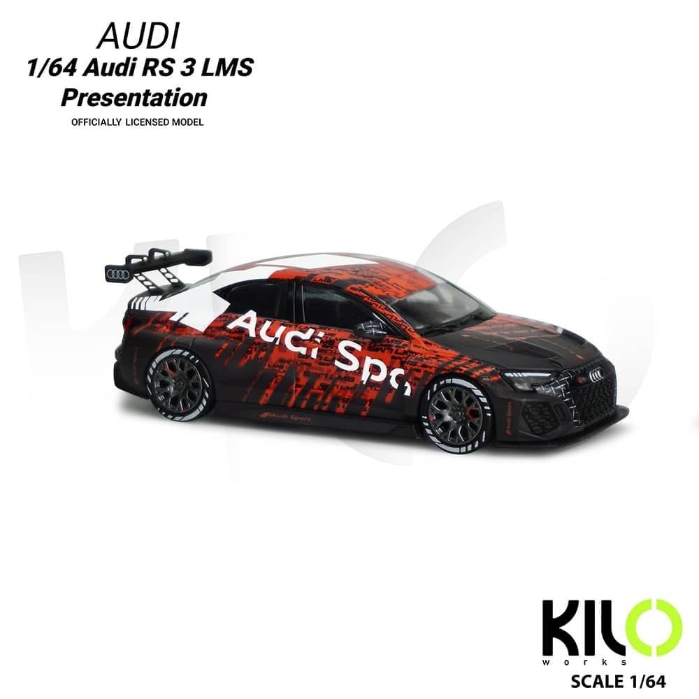 1:64 Kilo Works - 2024 Audi RS 3 LMS Presentation