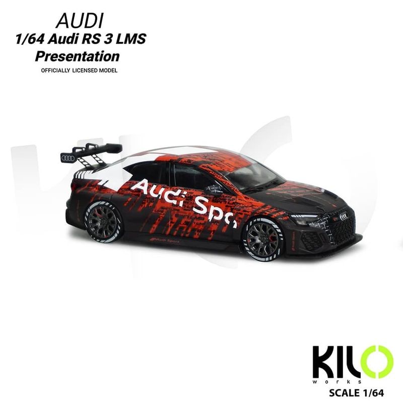 1:64 Kilo Works - 2024 Audi RS 3 LMS Presentation