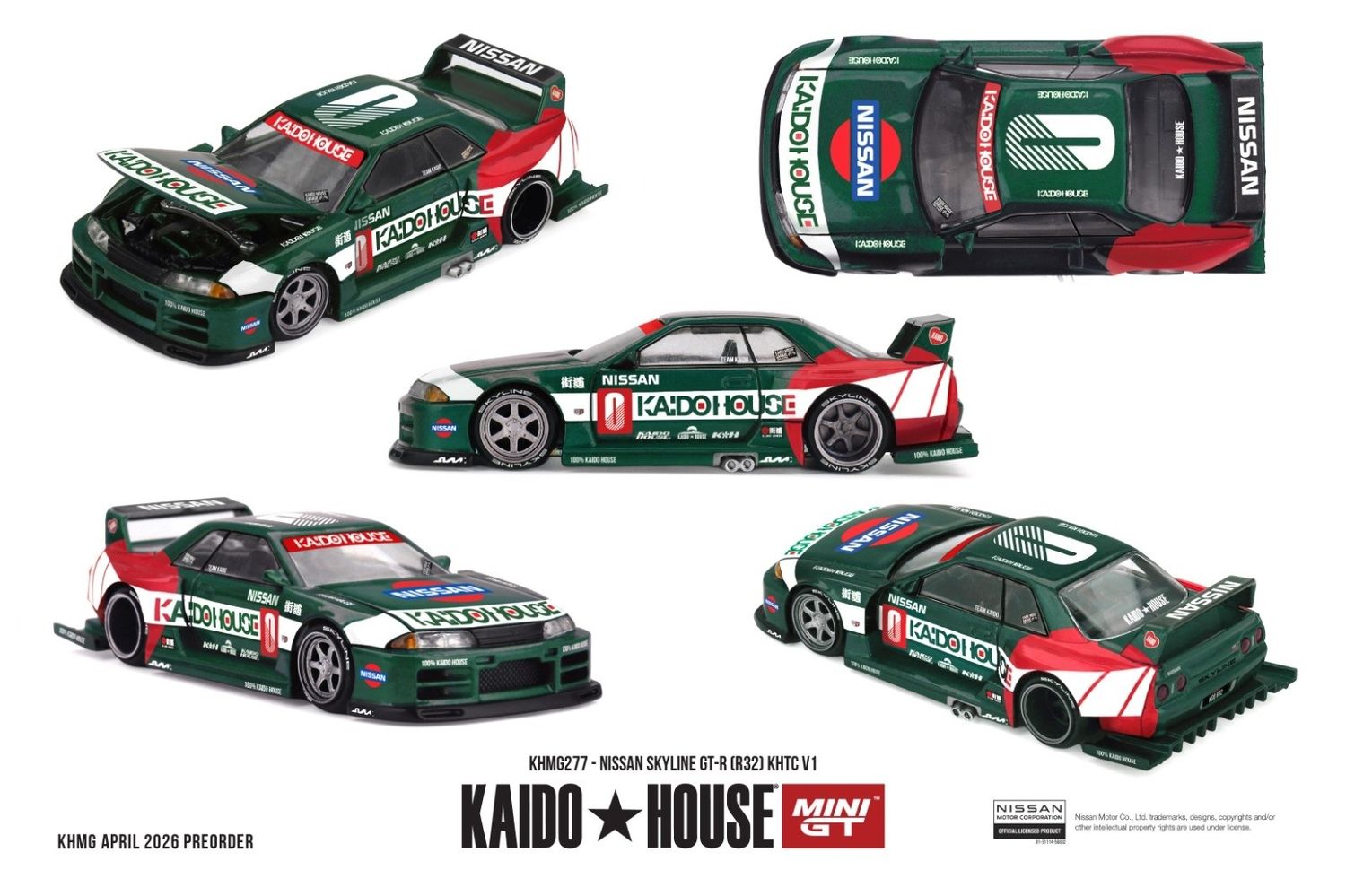 1:64 Mini GT - 1989 Nissan Skyline GTR (R32) KHTC V1